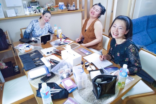 Maquillage avec Alexandre